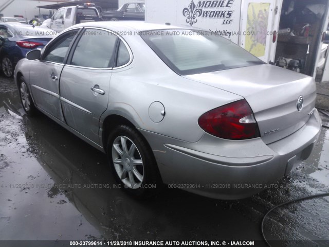 2G4WE587561195192 - 2006 BUICK LACROSSE CXS SILVER photo 3