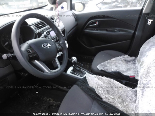 KNADM4A32H6071406 - 2017 KIA RIO LX BLACK photo 5