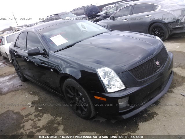 1G6DX67D260217473 - 2006 CADILLAC STS-V BLACK photo 1