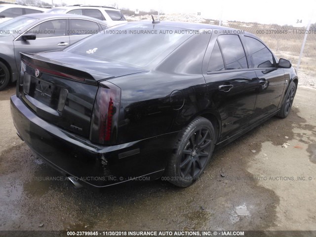 1G6DX67D260217473 - 2006 CADILLAC STS-V BLACK photo 4