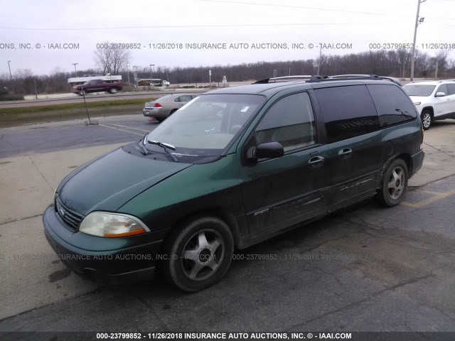 2FMZA57422BB17358 - 2002 FORD WINDSTAR SPORT GREEN photo 2