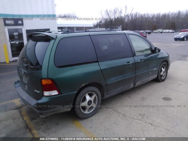 2FMZA57422BB17358 - 2002 FORD WINDSTAR SPORT GREEN photo 4