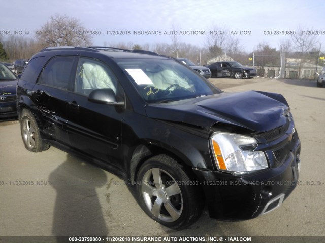 2CNDL737086040491 - 2008 CHEVROLET EQUINOX SPORT Dark Blue photo 1