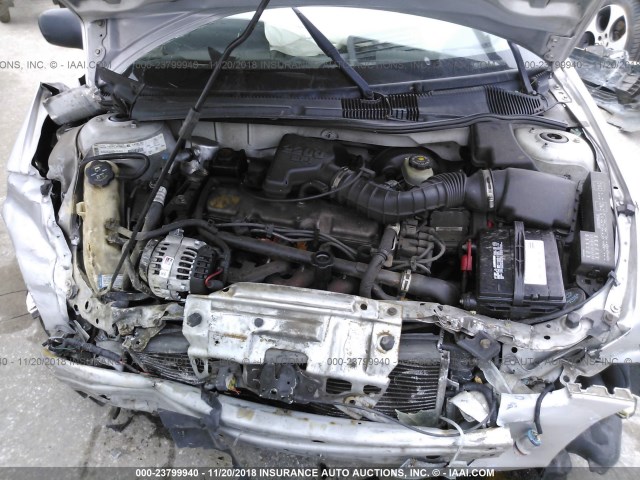 1G1JC524017385344 - 2001 CHEVROLET CAVALIER CNG SILVER photo 10