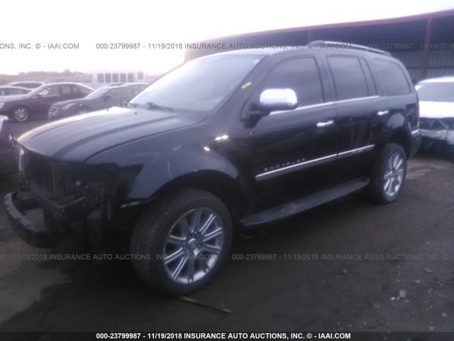 1A8HW58248F147606 - 2008 CHRYSLER ASPEN LIMITED BLACK photo 2