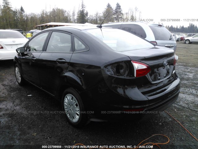 3FADP4AJ5GM202213 - 2016 FORD FIESTA S BLACK photo 3