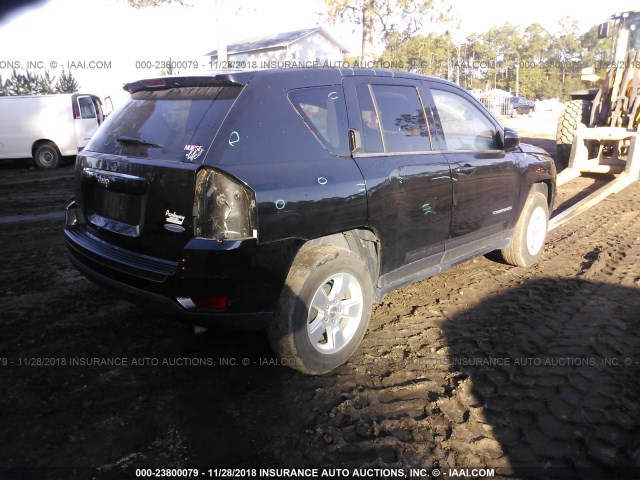 1C4NJCEA9FD437311 - 2015 JEEP COMPASS LATITUDE BLACK photo 4