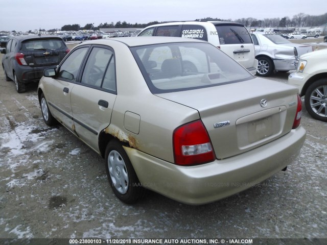 JM1BJ222610434702 - 2001 MAZDA PROTEGE DX/LX TAN photo 3