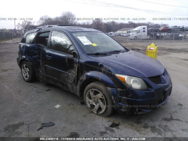 5Y2SL62834Z411190 - 2004 PONTIAC VIBE BLUE photo 1