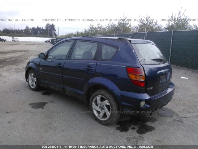 5Y2SL62834Z411190 - 2004 PONTIAC VIBE BLUE photo 3