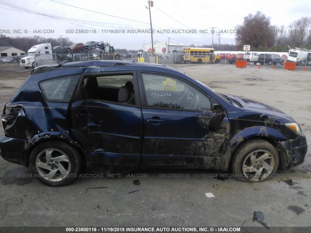 5Y2SL62834Z411190 - 2004 PONTIAC VIBE BLUE photo 6