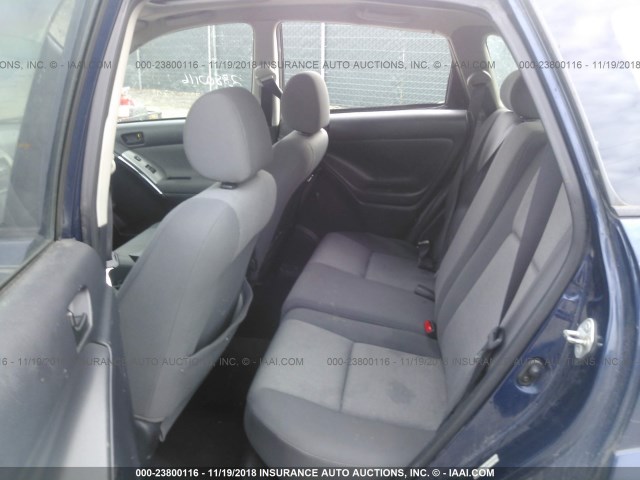 5Y2SL62834Z411190 - 2004 PONTIAC VIBE BLUE photo 8