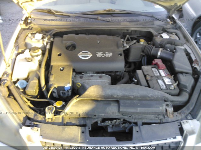 1N4AL11D55C111867 - 2005 NISSAN ALTIMA S/SL TAN photo 10