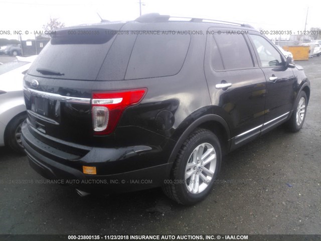 1FM5K7D83FGA93620 - 2015 FORD EXPLORER XLT BLACK photo 4