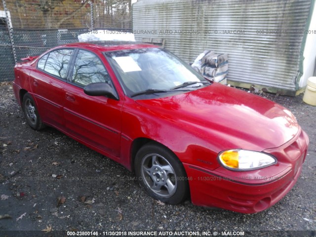 1G2NW52EX4C186648 - 2004 PONTIAC GRAND AM GT RED photo 1