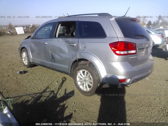 3C4PDCBG1HT576077 - 2017 DODGE JOURNEY SXT SILVER photo 3