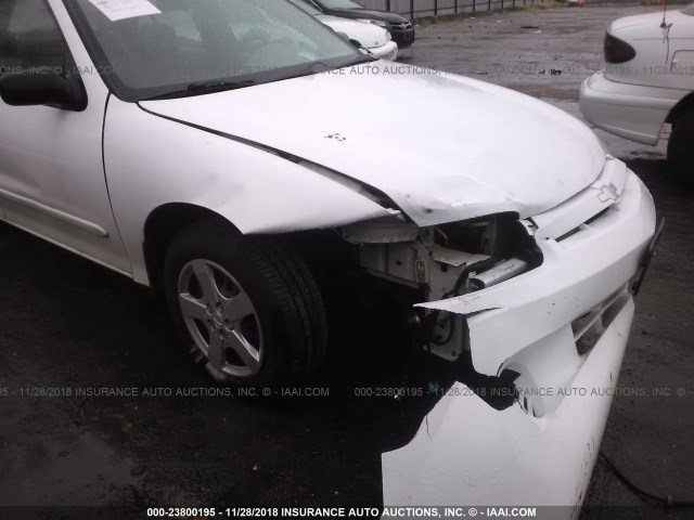 3G1JC54694S108065 - 2004 CHEVROLET CAVALIER CNG WHITE photo 6