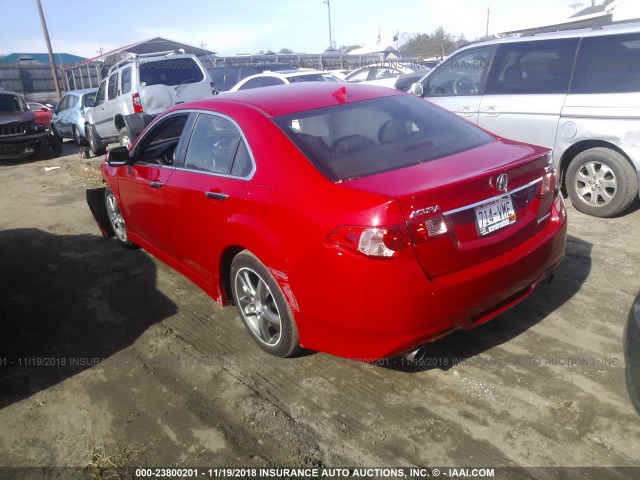 JH4CU2F80DC010671 - 2013 ACURA TSX SE RED photo 3