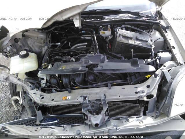1FAHP36N07W125855 - 2007 FORD FOCUS ZXW/S/SE/SES GOLD photo 10