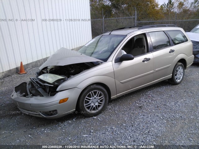1FAHP36N07W125855 - 2007 FORD FOCUS ZXW/S/SE/SES GOLD photo 2