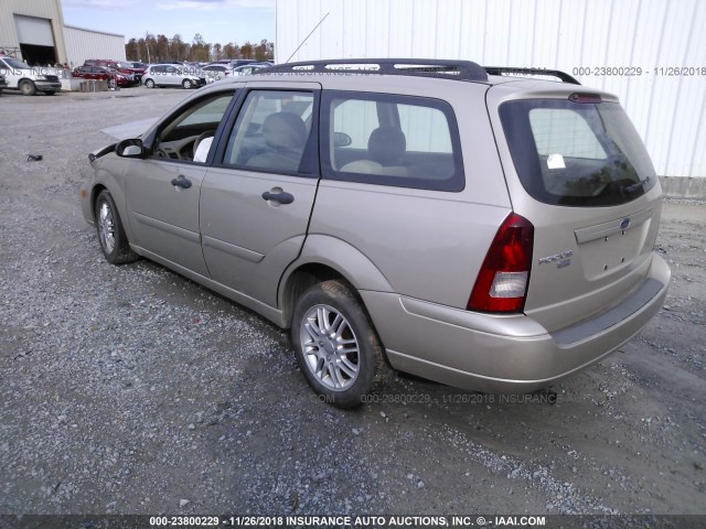 1FAHP36N07W125855 - 2007 FORD FOCUS ZXW/S/SE/SES GOLD photo 3