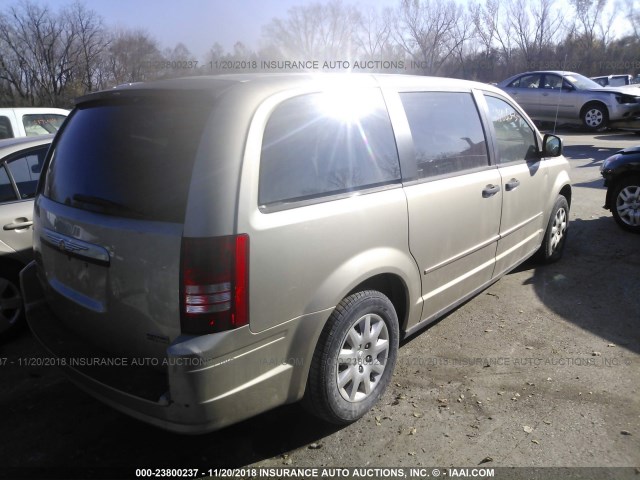 2A8HR44HX8R698868 - 2008 CHRYSLER TOWN & COUNTRY LX GOLD photo 4