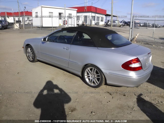 WDBTK56F69F265613 - 2009 MERCEDES-BENZ CLK 350 SILVER photo 3