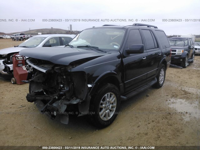 1FMJU1H58BEF26070 - 2011 FORD EXPEDITION XLT/KING RANCH BLACK photo 2