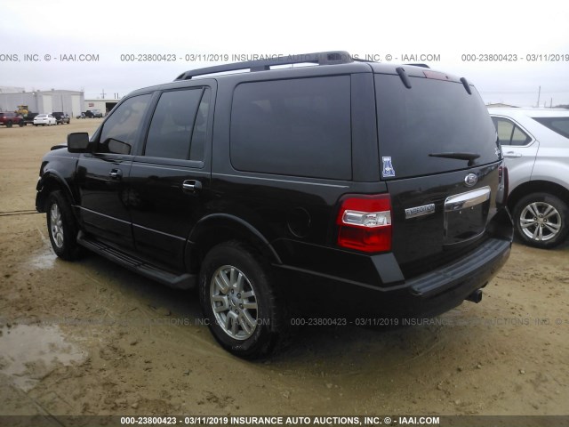 1FMJU1H58BEF26070 - 2011 FORD EXPEDITION XLT/KING RANCH BLACK photo 3