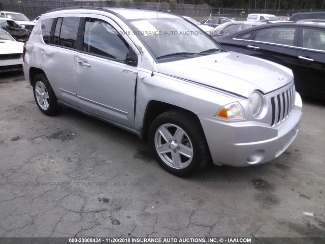 1J4NT4FB1AD506163 - 2010 JEEP COMPASS SPORT SILVER photo 1