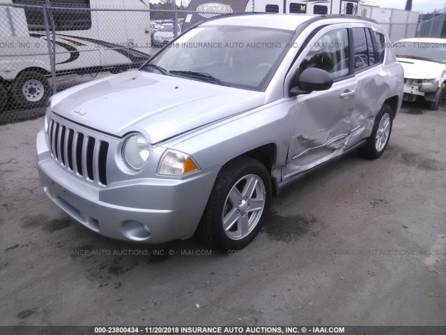 1J4NT4FB1AD506163 - 2010 JEEP COMPASS SPORT SILVER photo 2