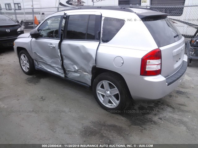 1J4NT4FB1AD506163 - 2010 JEEP COMPASS SPORT SILVER photo 3