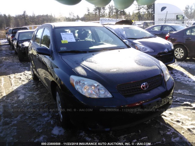2T1KR32E18C690559 - 2008 TOYOTA COROLLA MATRIX XR BLACK photo 1