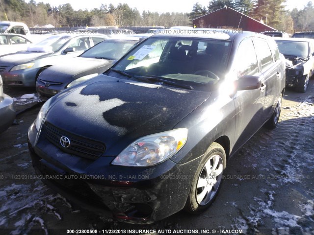 2T1KR32E18C690559 - 2008 TOYOTA COROLLA MATRIX XR BLACK photo 2