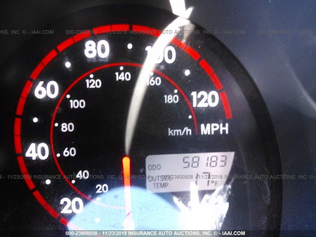 2T1KR32E18C690559 - 2008 TOYOTA COROLLA MATRIX XR BLACK photo 7