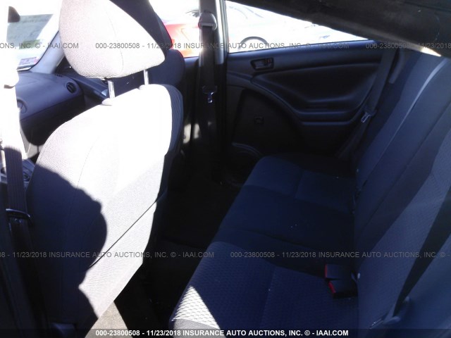 2T1KR32E18C690559 - 2008 TOYOTA COROLLA MATRIX XR BLACK photo 8