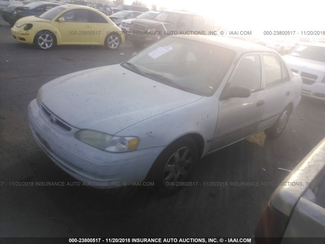 1NXBR12E1YZ362187 - 2000 TOYOTA COROLLA VE/CE/LE GRAY photo 2