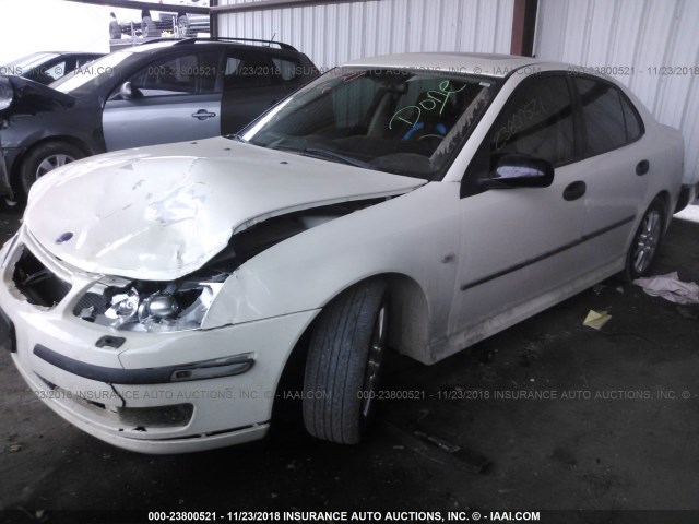 YS3FD49Y131043851 - 2003 SAAB 9-3 ARC WHITE photo 2