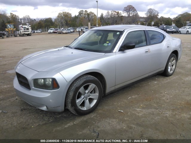 2B3KA43R77H850612 - 2007 DODGE CHARGER SE/SXT SILVER photo 2