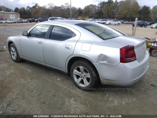 2B3KA43R77H850612 - 2007 DODGE CHARGER SE/SXT SILVER photo 3