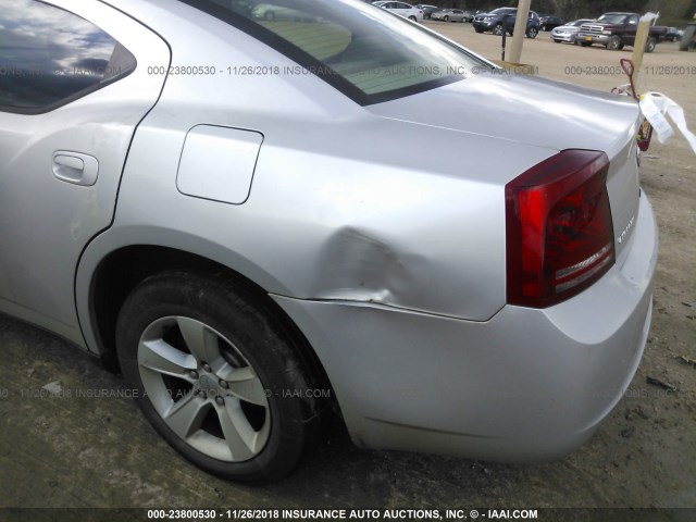 2B3KA43R77H850612 - 2007 DODGE CHARGER SE/SXT SILVER photo 6