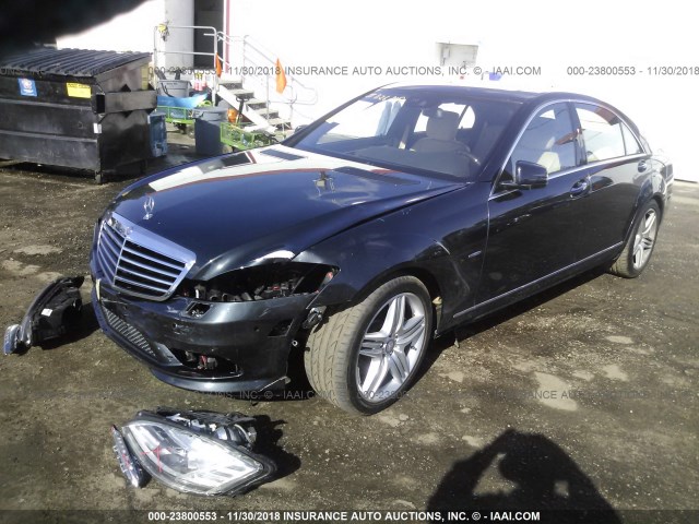 WDDNG7DB7CA447550 - 2012 MERCEDES-BENZ S 550 BLACK photo 2