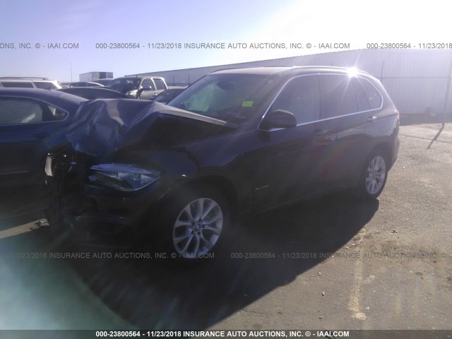 5UXKR6C57F0J78603 - 2015 BMW X5 XDRIVE50I BLACK photo 2