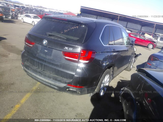 5UXKR6C57F0J78603 - 2015 BMW X5 XDRIVE50I BLACK photo 4