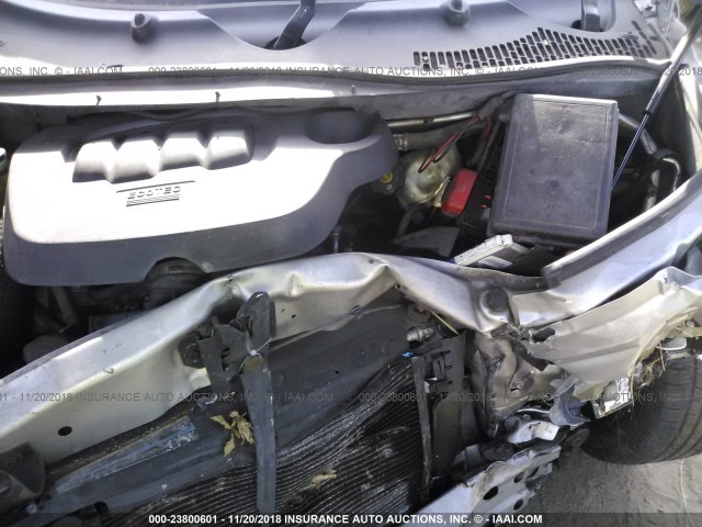 3GNDA13D87S582832 - 2007 CHEVROLET HHR LS Plata foto 10