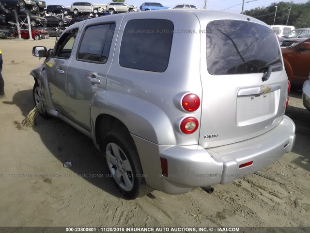 3GNDA13D87S582832 - 2007 CHEVROLET HHR LS Plata foto 3
