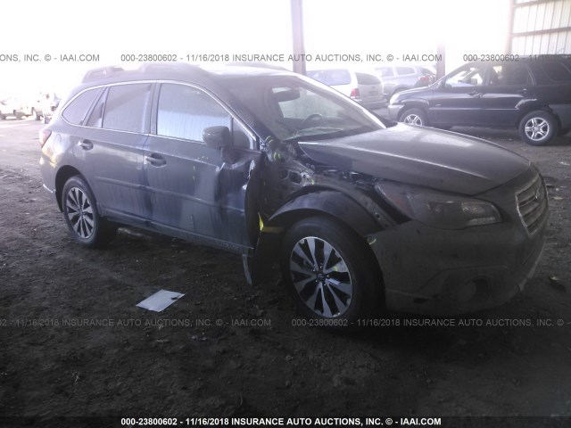 4S4BSBNC1F3305477 - 2015 SUBARU OUTBACK 2.5I LIMITED GRAY photo 1