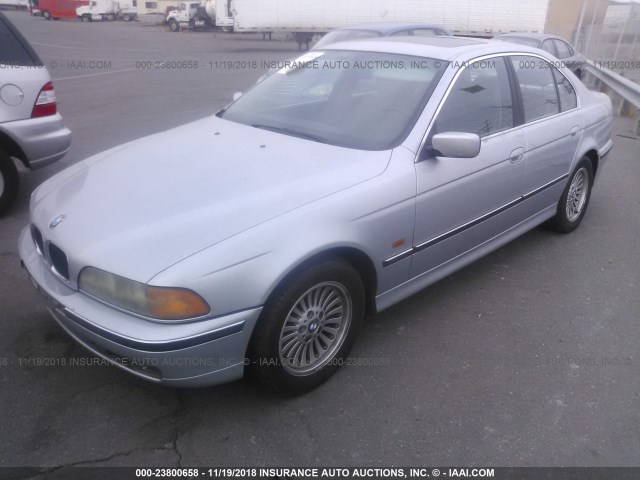 WBADD6320VBW13198 - 1997 BMW 528 I AUTOMATIC SILVER photo 2