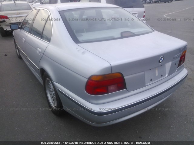 WBADD6320VBW13198 - 1997 BMW 528 I AUTOMATIC SILVER photo 3