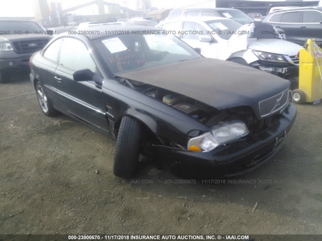 YV1NK537XWJ004155 - 1998 VOLVO C70 TURBO BLACK photo 1